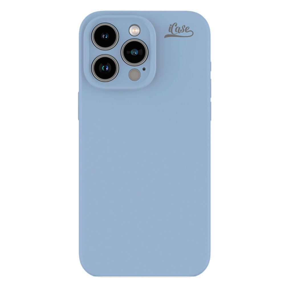 Capa de Silicone Azul Paste - iPhone 15 Pro Max