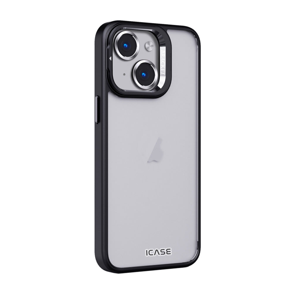 Capa Fosca Iron - Com lente protetora de camera - iPhone 15 - Preta