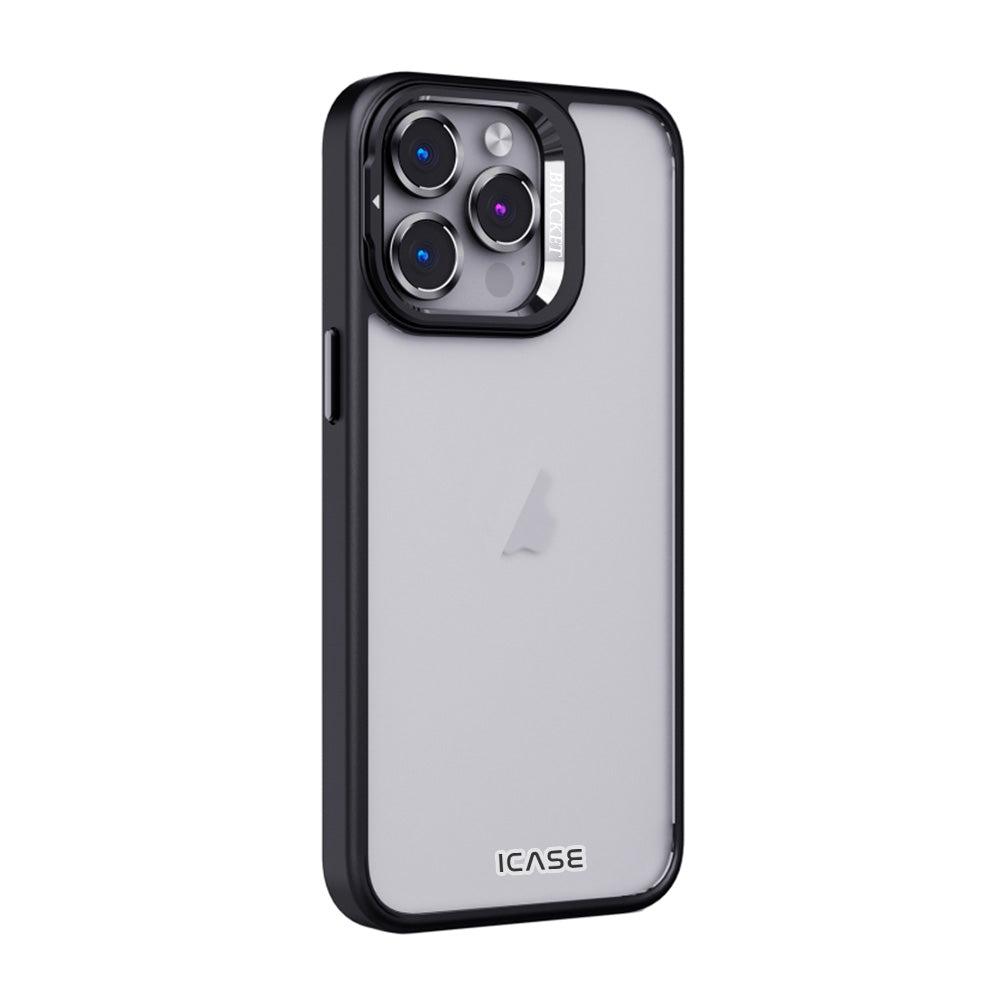 Capa Fosca Iron - Com lente protetora de camera - iPhone 13 Pro Max - Preta