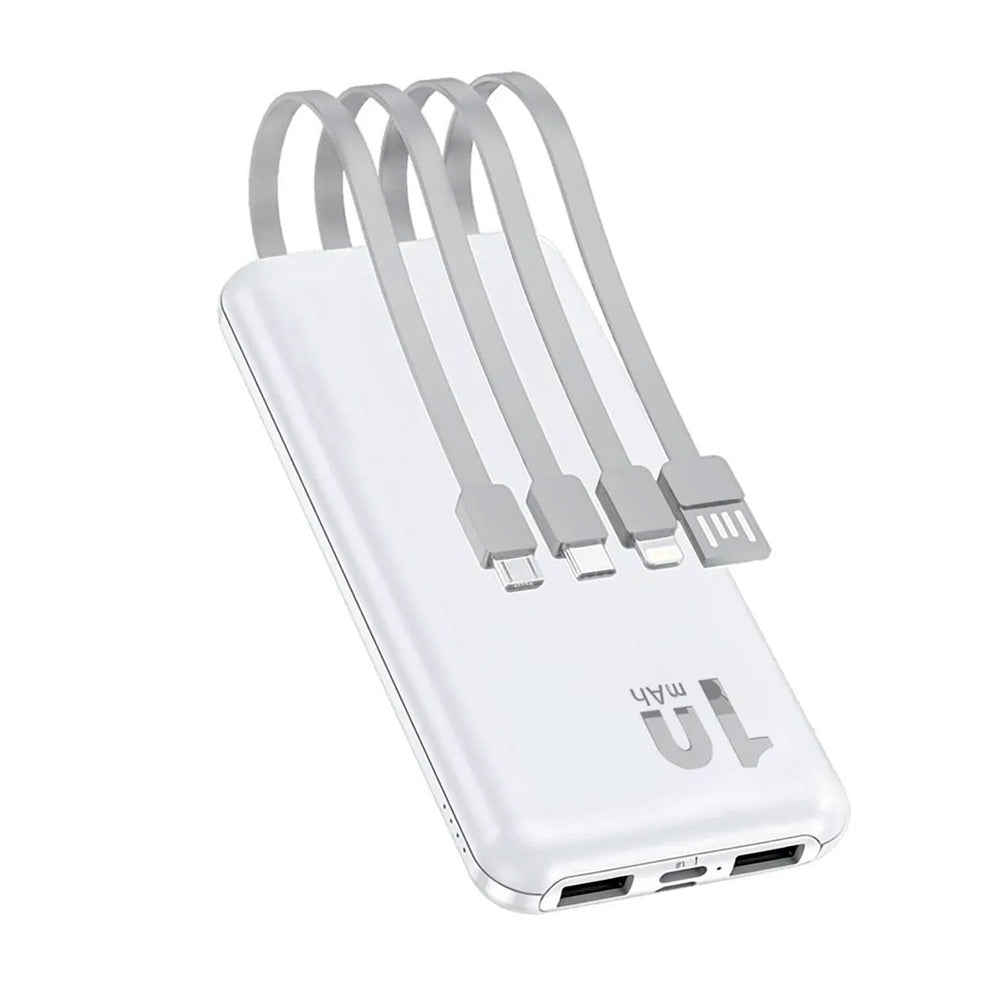 Carregador Portátil Turbo 10000mah - White