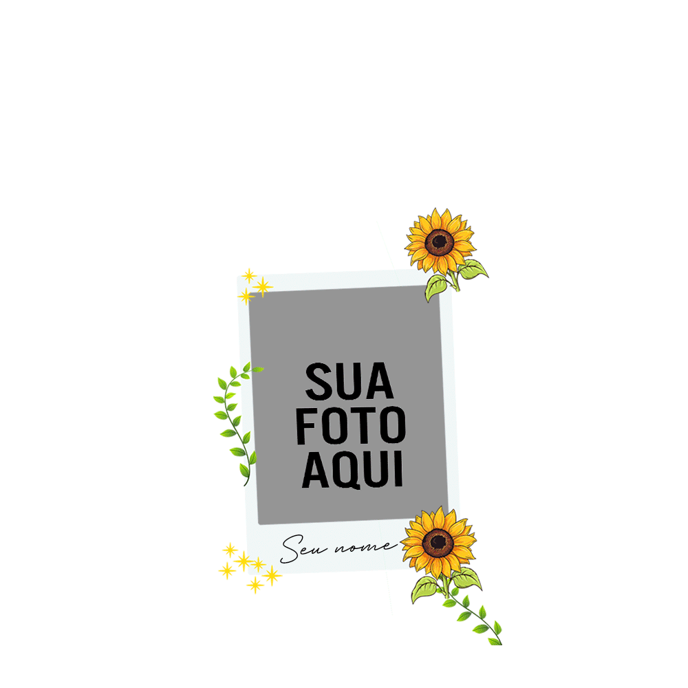 Capinha Sua Foto - Polaroid Floral
