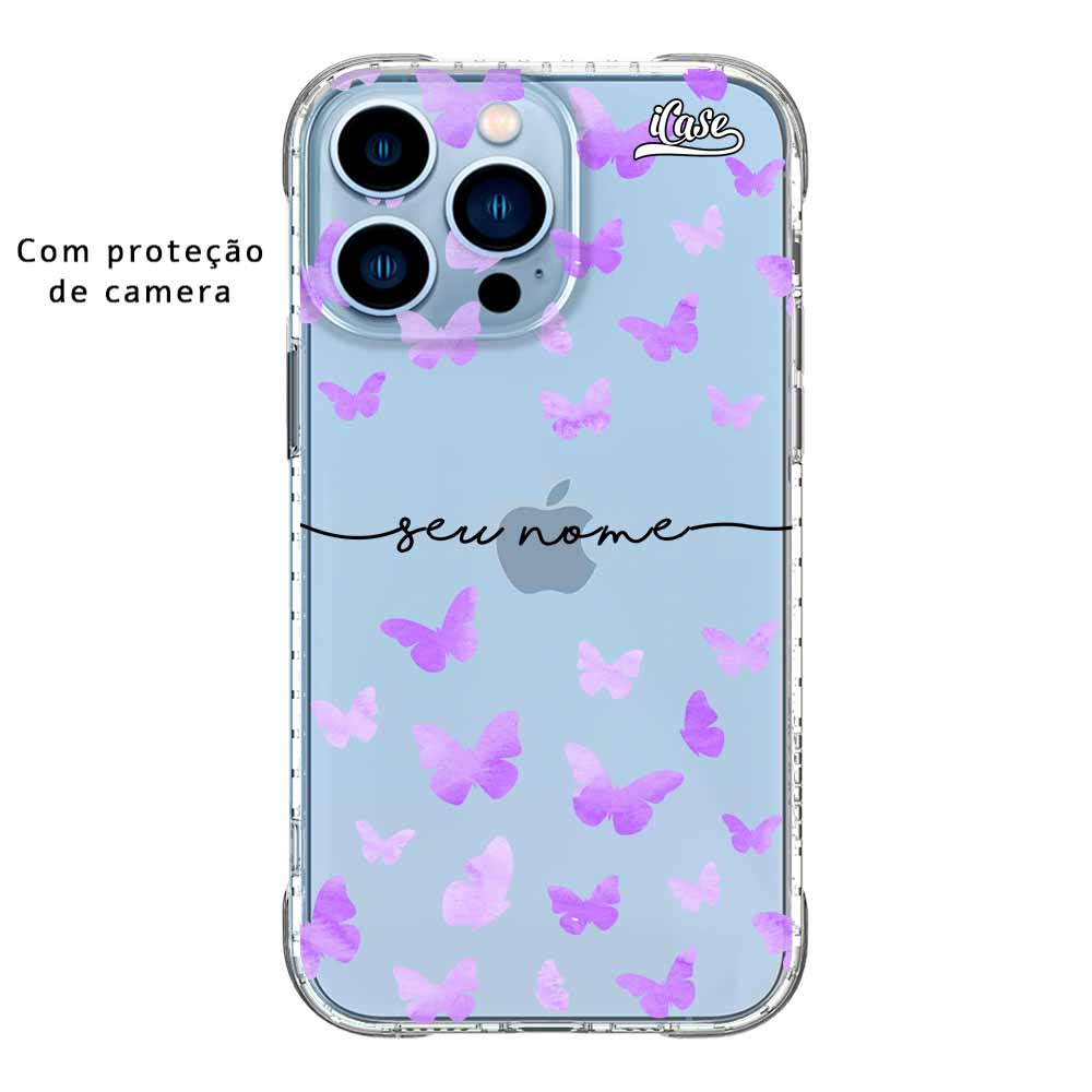 Capinha Borboleta com nome - 1 - Purple