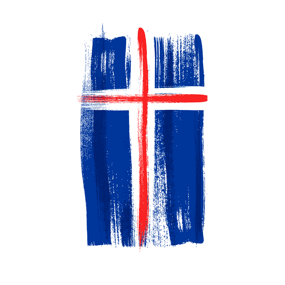 Capinha Bandeira Islândia