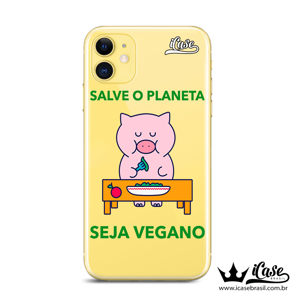 Capinha Salve o planeta, seja Vegano