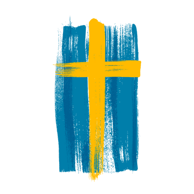 Capinha Bandeira Suécia