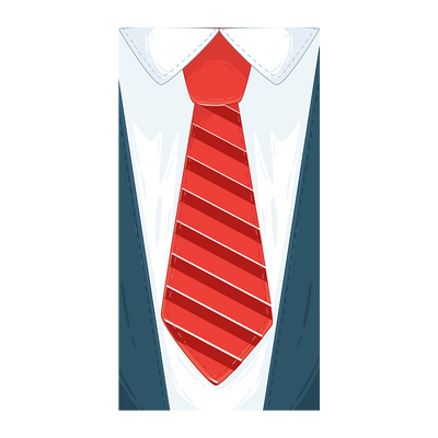 Capinha - Terno Azul e Gravata vermelha