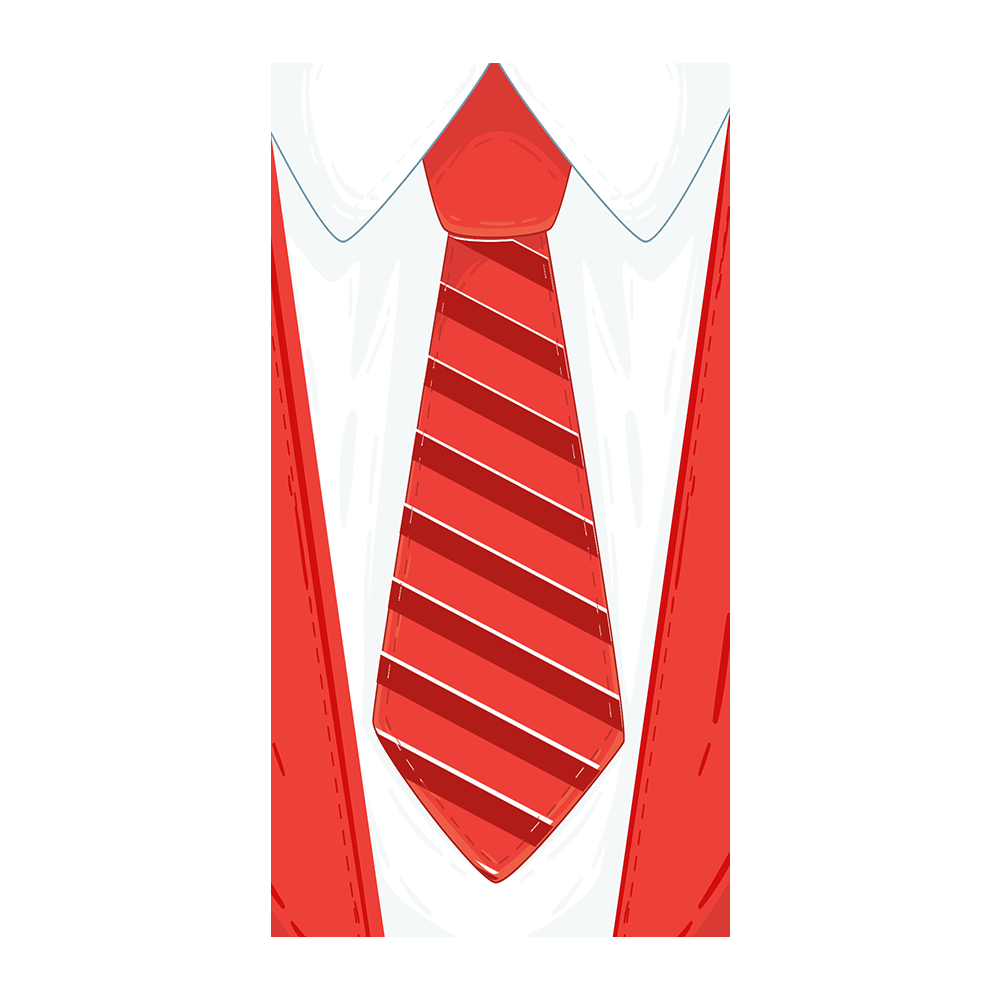 Capinha - Terno Vermelho e Gravata Vermelha