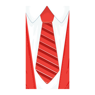 Capinha - Terno Vermelho e Gravata Vermelha
