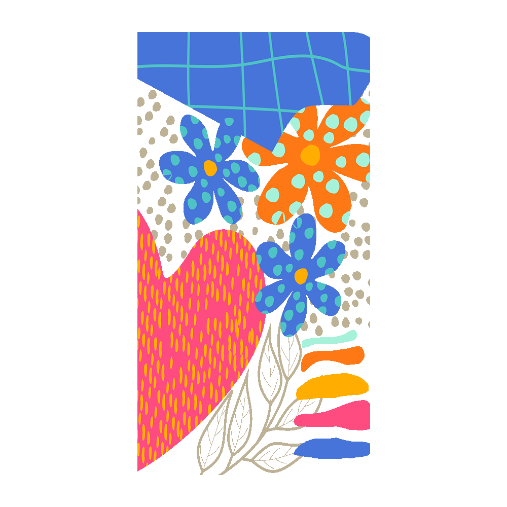 Capinha Abstrato florzinha - 1