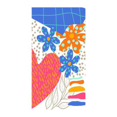 Capinha Abstrato florzinha - 1