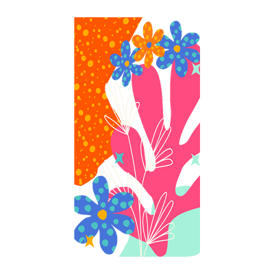 Capinha Abstrato florzinha - 4