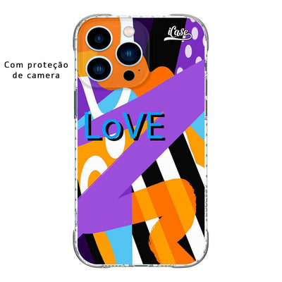 Capinha Abstrato Love - 1