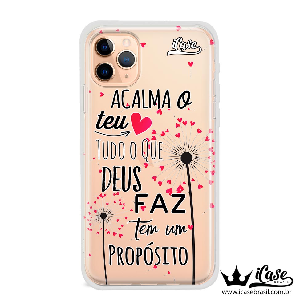 Capinha Acalma teu coração, tudo que Deus faz, tem um propósito - 1