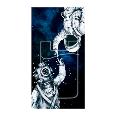 Capinha FullPrint com Porta Cartão - Astronauta 1