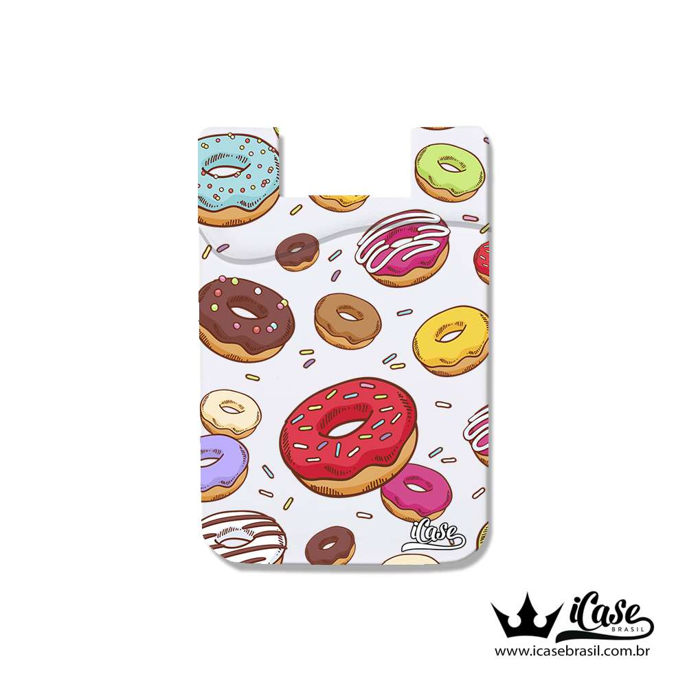 Porta Cartão adesivo - Donuts 1