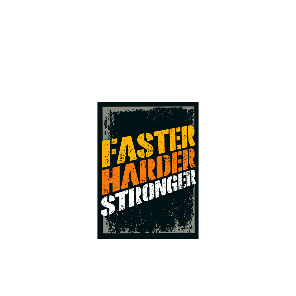 Capinha Faster Harder Stronger - 1
