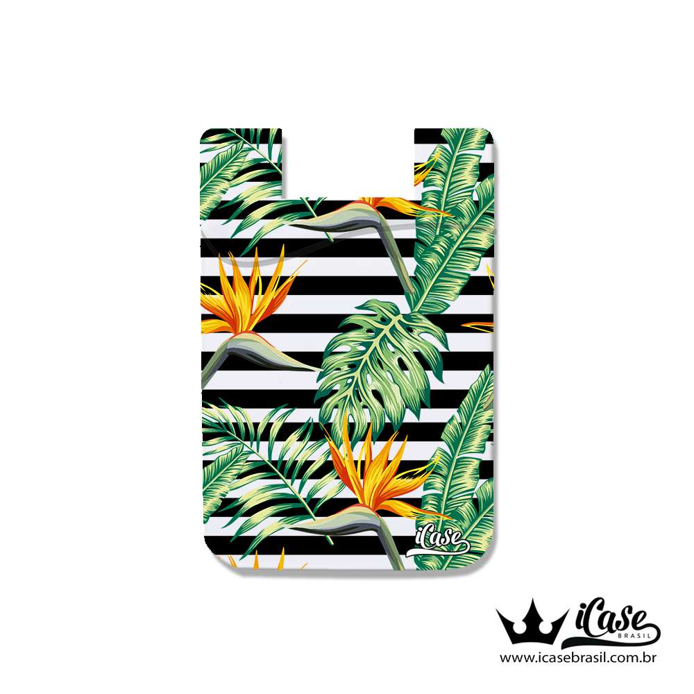 Porta Cartão adesivo - Floral 2