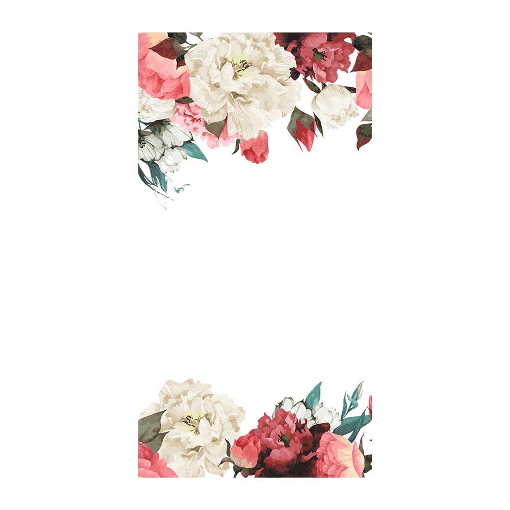 Capinha Floral - inicial e nome - 2