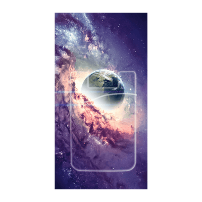 Capinha FullPrint com Porta Cartão - Galáxias 1