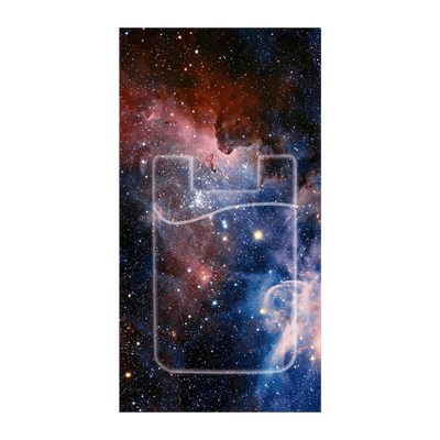 Capinha FullPrint com Porta Cartão - Galáxias 3