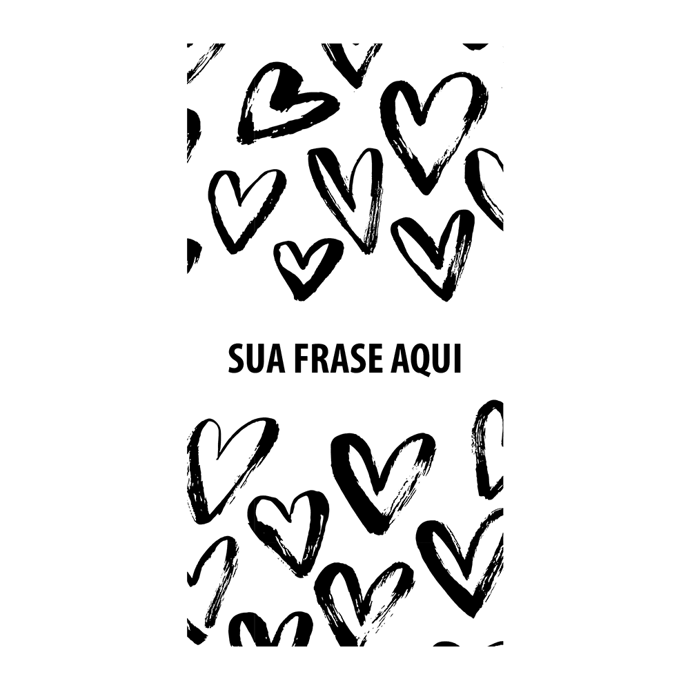 Capinha Rabisco de Amor - Sua Frase - 1