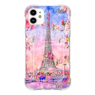 Capinha FullPrint com Porta Cartão - Torre eiffel 1